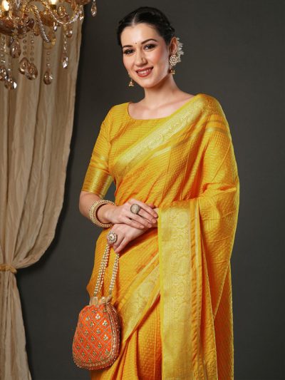 Woven Design Zari Banarasi Saree